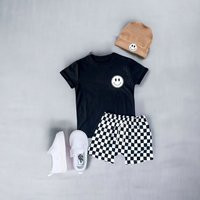 Kids Checkered Shorts, Baby Toddler Boy Kids Checkered Shorts | Etsy (US)