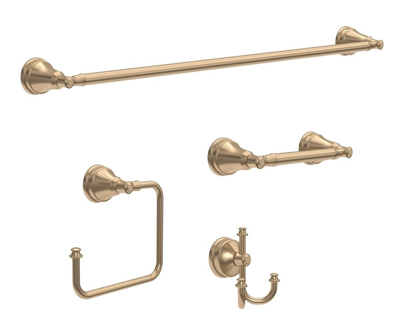 12% off 🎉

Delta Mylan 4-Piece Bathroom Set Champagne Bronze 18" Towel Rack, Toilet Paper Holder, Hand Towel Holder, Hook| Bathroom Accessory Set Towel Holder 4-Piece Hardware MYN64-CZ

#LTKHome #LTKSaleAlert