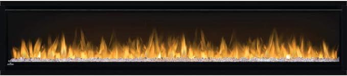 Napoleon Alluravision-NEFL74CHS-Slim Wall Hanging Electric Fireplace, 74 Inch Slim, Black | Amazon (US)