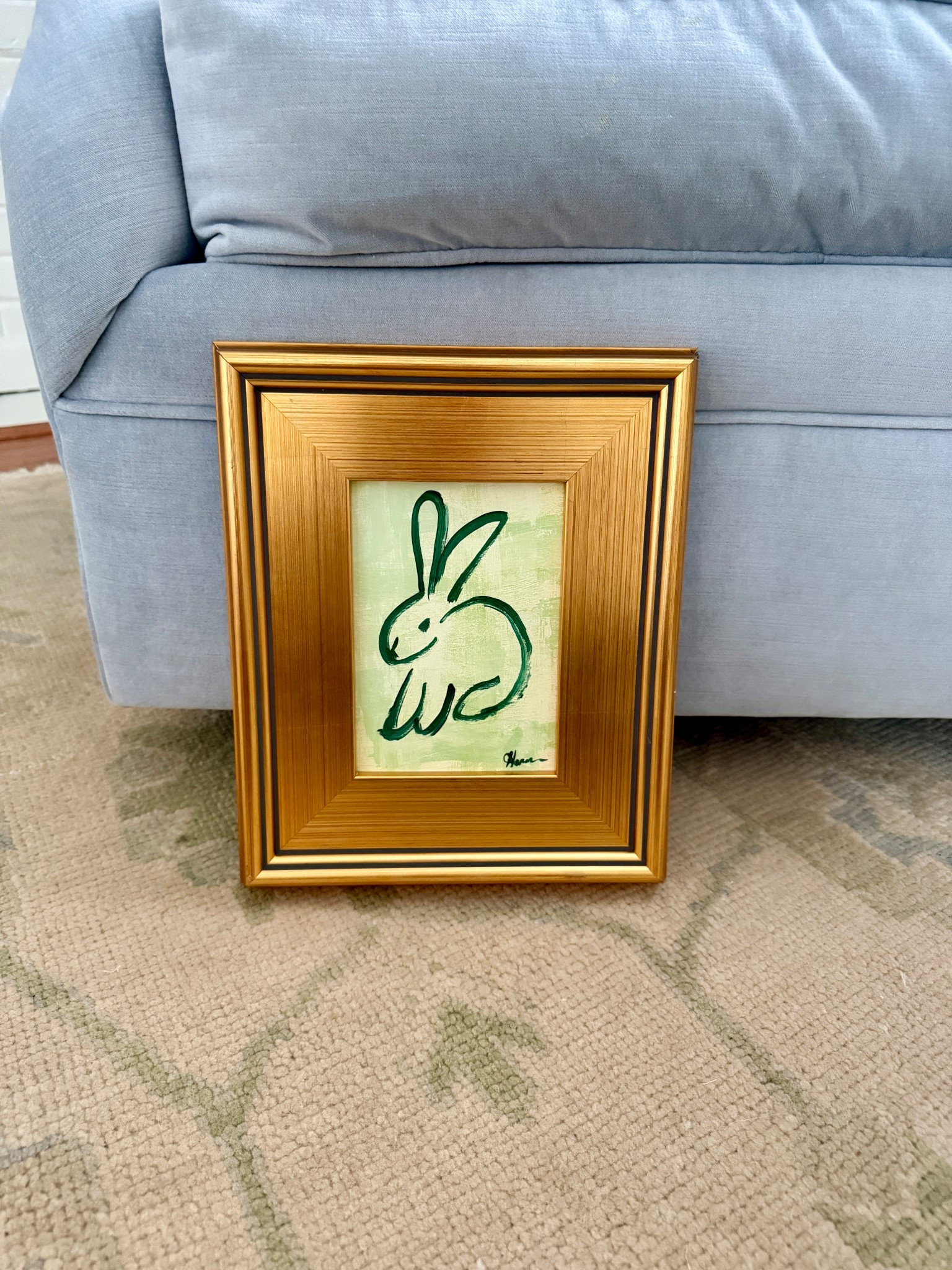 The cutest art I just got for my baby boys nursery! All of this together was under $65 and the frame itself is only $33! I used these glaziers points to install the art. Super easy! 

#LTKHome #LTKFindsUnder100