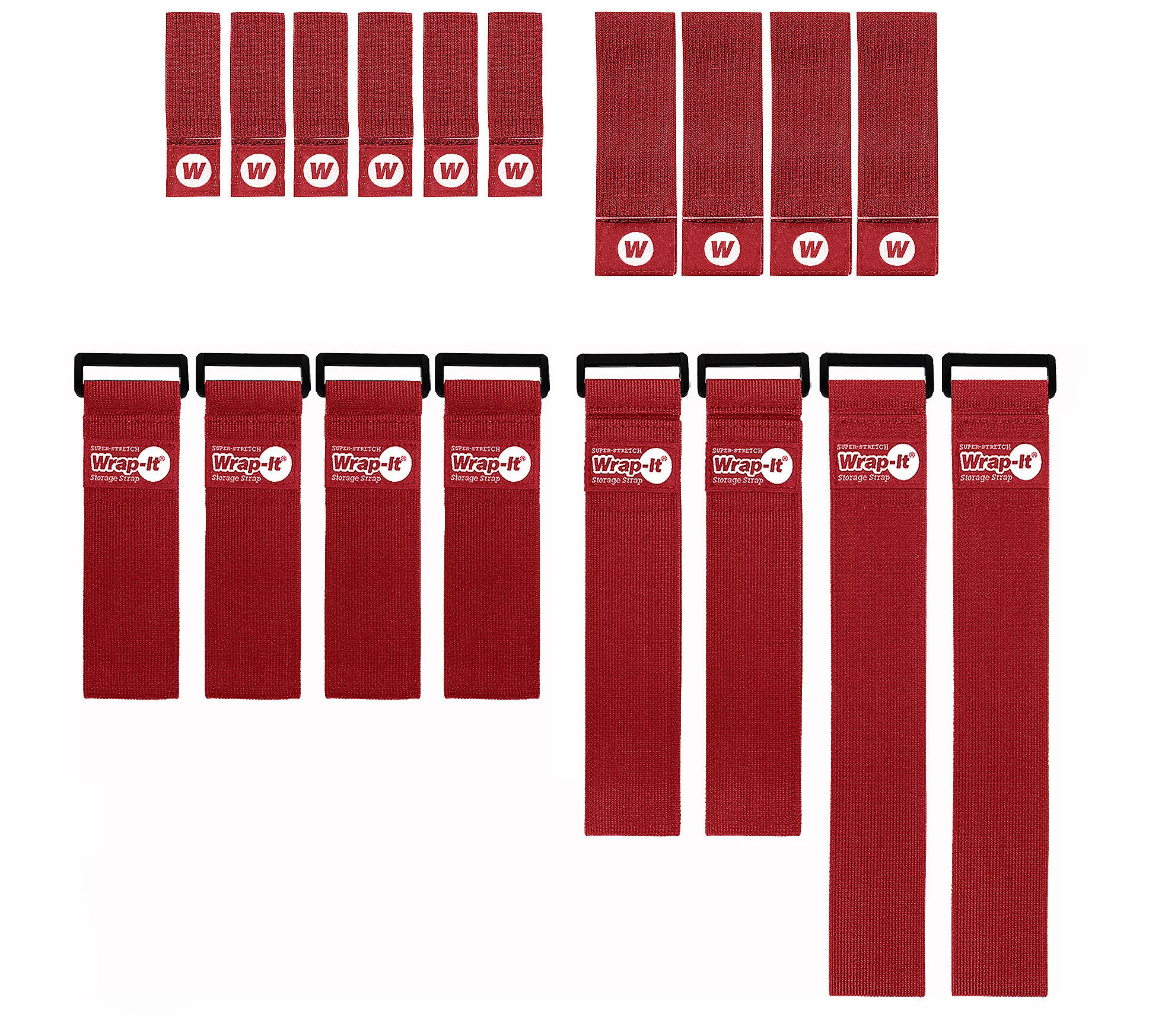 Wrap-It Storage 18-PC Super-Stretch & Selfie Strap Assorted | QVC