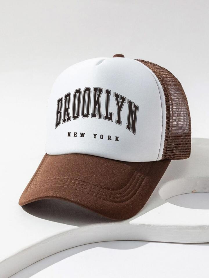 1pc Unisex Letter Graphic Adjustable Outdoor Baseball Cap For Daily Life | SHEIN