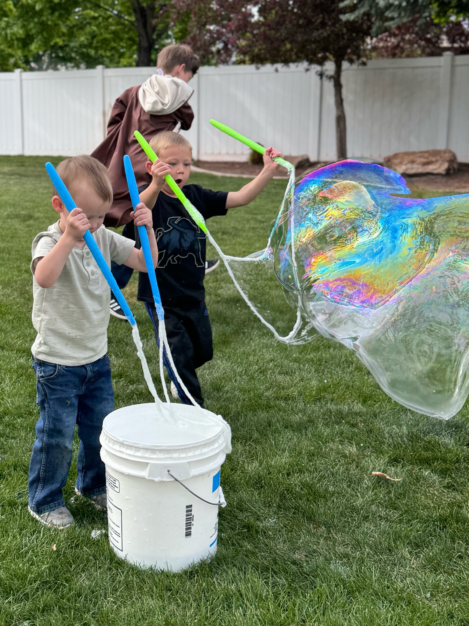 If I had to pick one summer purchase each year it would be these!! You’d be shocked at how long giant bubbles entertain kids of ALL ages. 

#LTKSeasonal #LTKKids