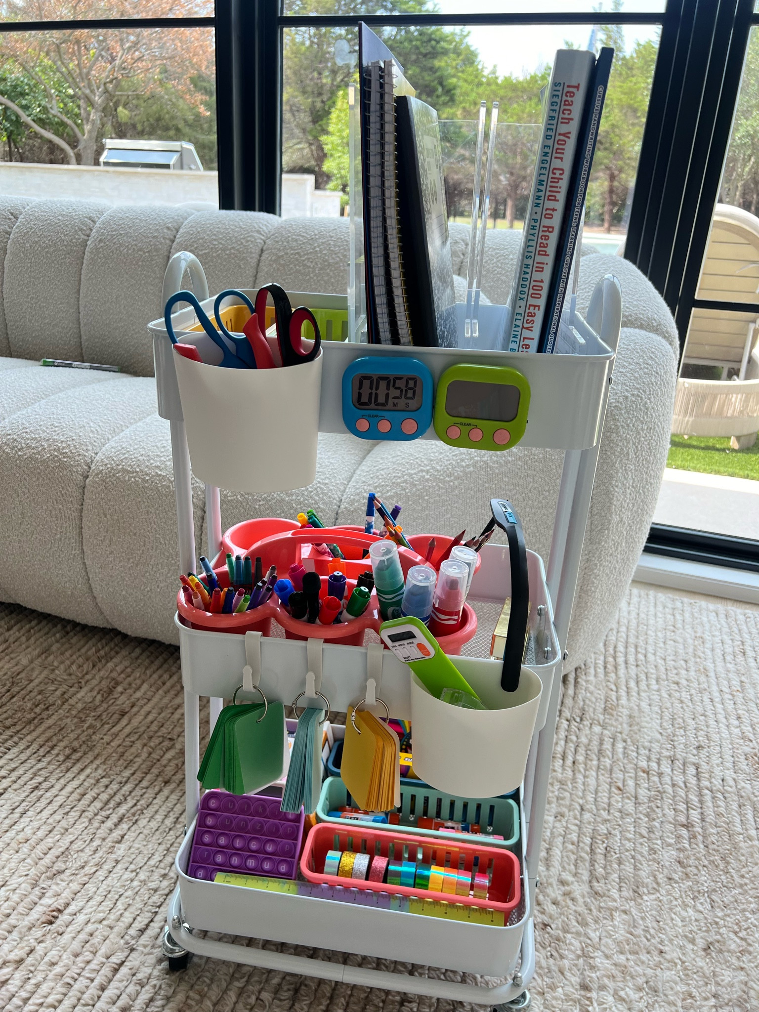 Homework cart setup! 

#LTKHome #LTKKids #LTKBacktoSchool