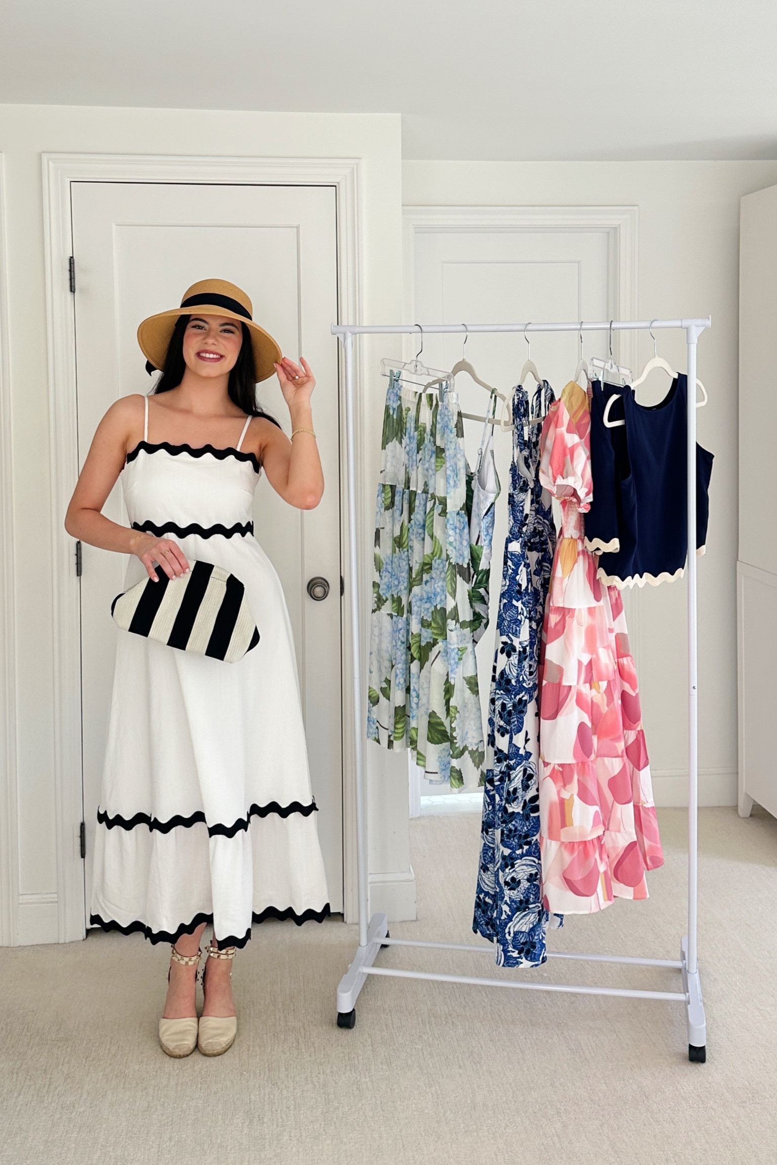 Rick rack sundress from Amazon! Comes in a plethora of colors! Run big so size down! Handbag & hat are also Amazon! 



#LTKSeasonal #LTKU #LTKSpringSale