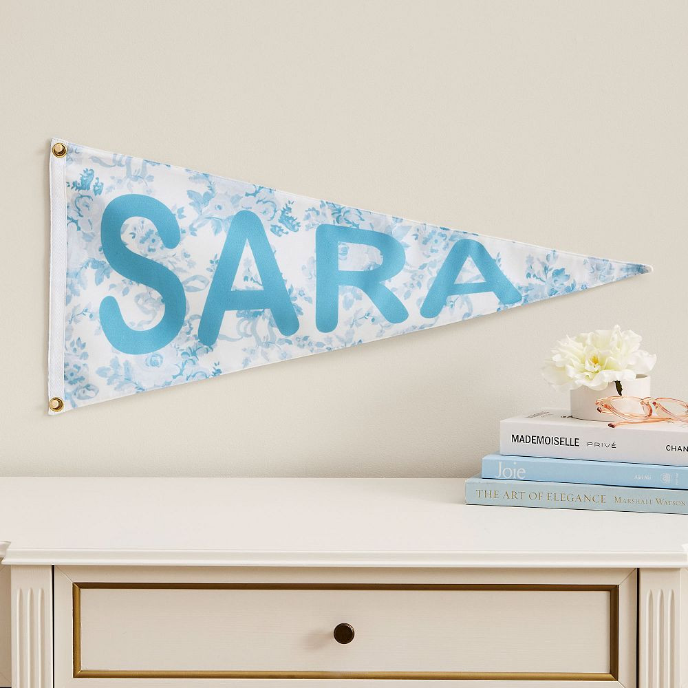 LoveShackFancy Personalized Pennant Flag | Pottery Barn Teen