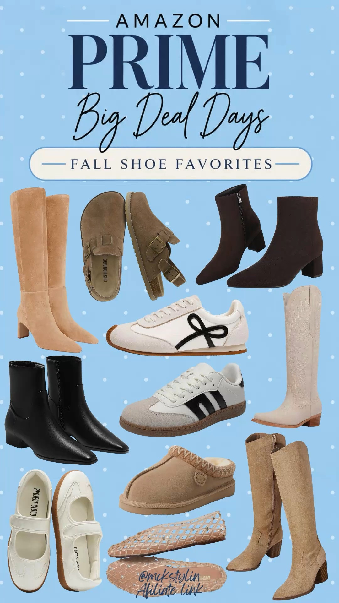 The cutest fall shoes on sale during prime deal days.