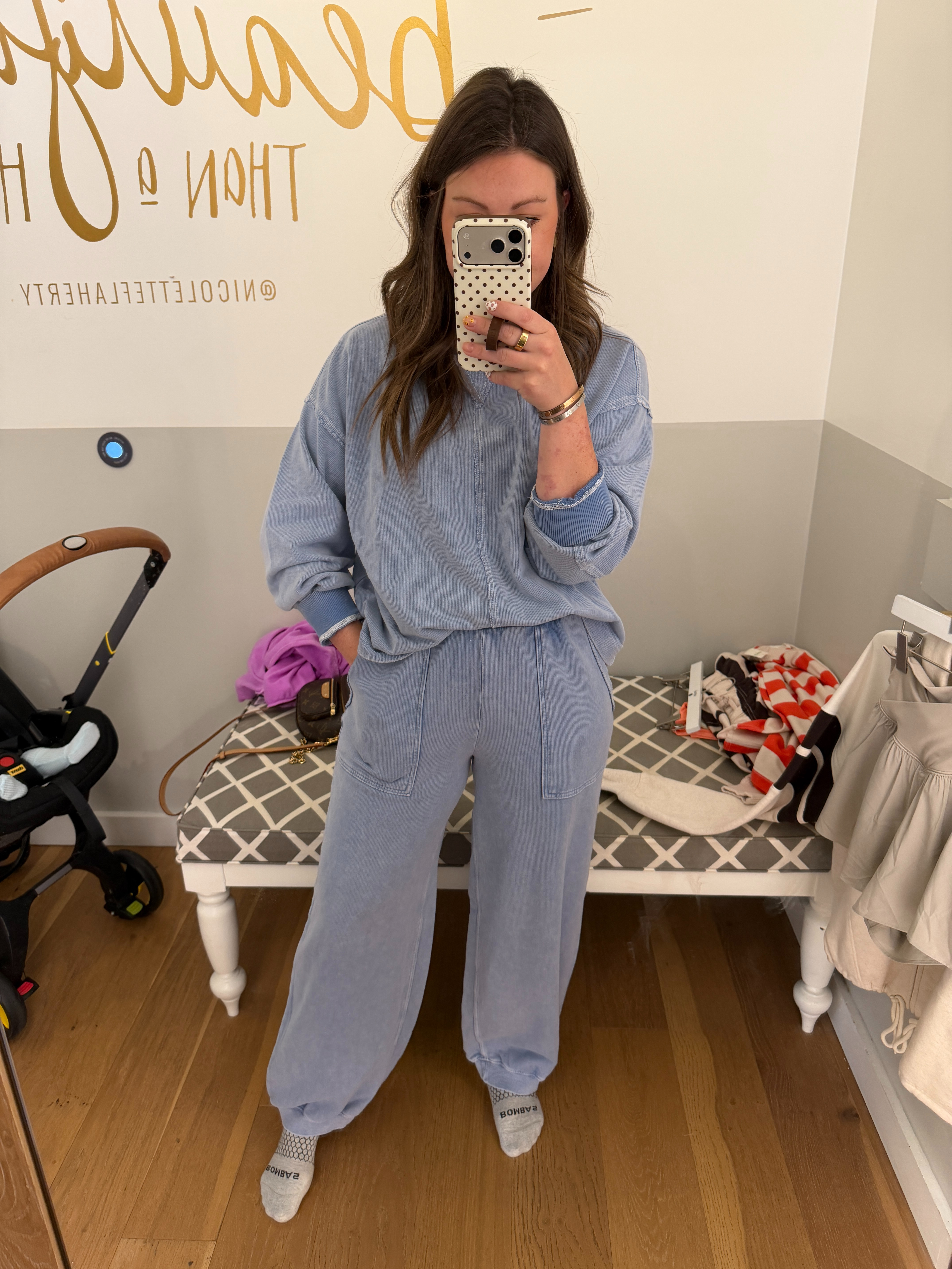 Went into Aerie and found some GREAT pieces! I absolutely love this comfy set and it's on sale! 

 #LTKootd #LTKmomlife #LTKSaleAlert