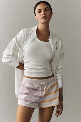 Cotton Colorblock Shorts | Anthropologie (US)