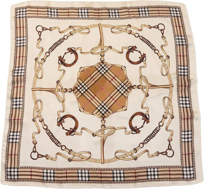 GoldenLife Silk Scarf for Women - 27.5" Square Satin Head Scarf, Silk Feeling Hair Bandanas, Neck... | Amazon (US)