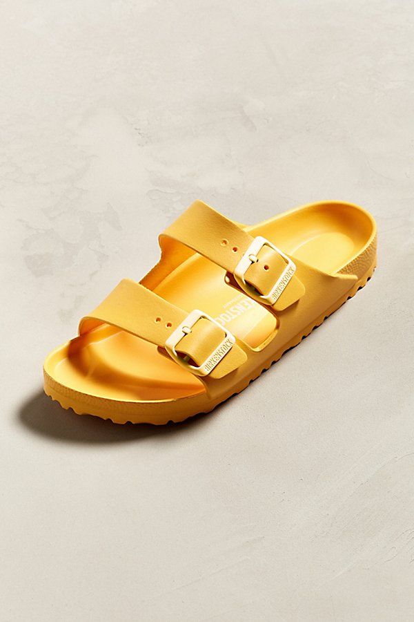 Birkenstock Arizona EVA Sandal - Yellow 13 at Urban Outfitters | Urban Outfitters (US and RoW)