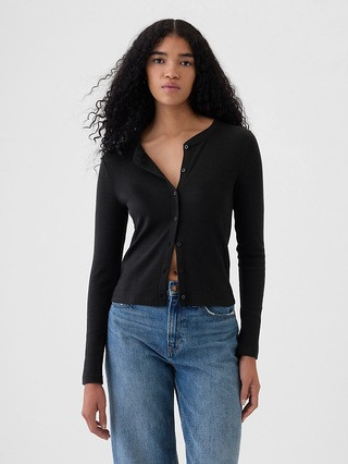 Modern Rib Cardigan | Gap (US)