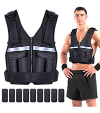 Sportneer Adjustable Ankle Weights 1 Pair 2 4 6 8 10 Lbs Leg Weight Straps for Women Men, Weighte... | Amazon (US)