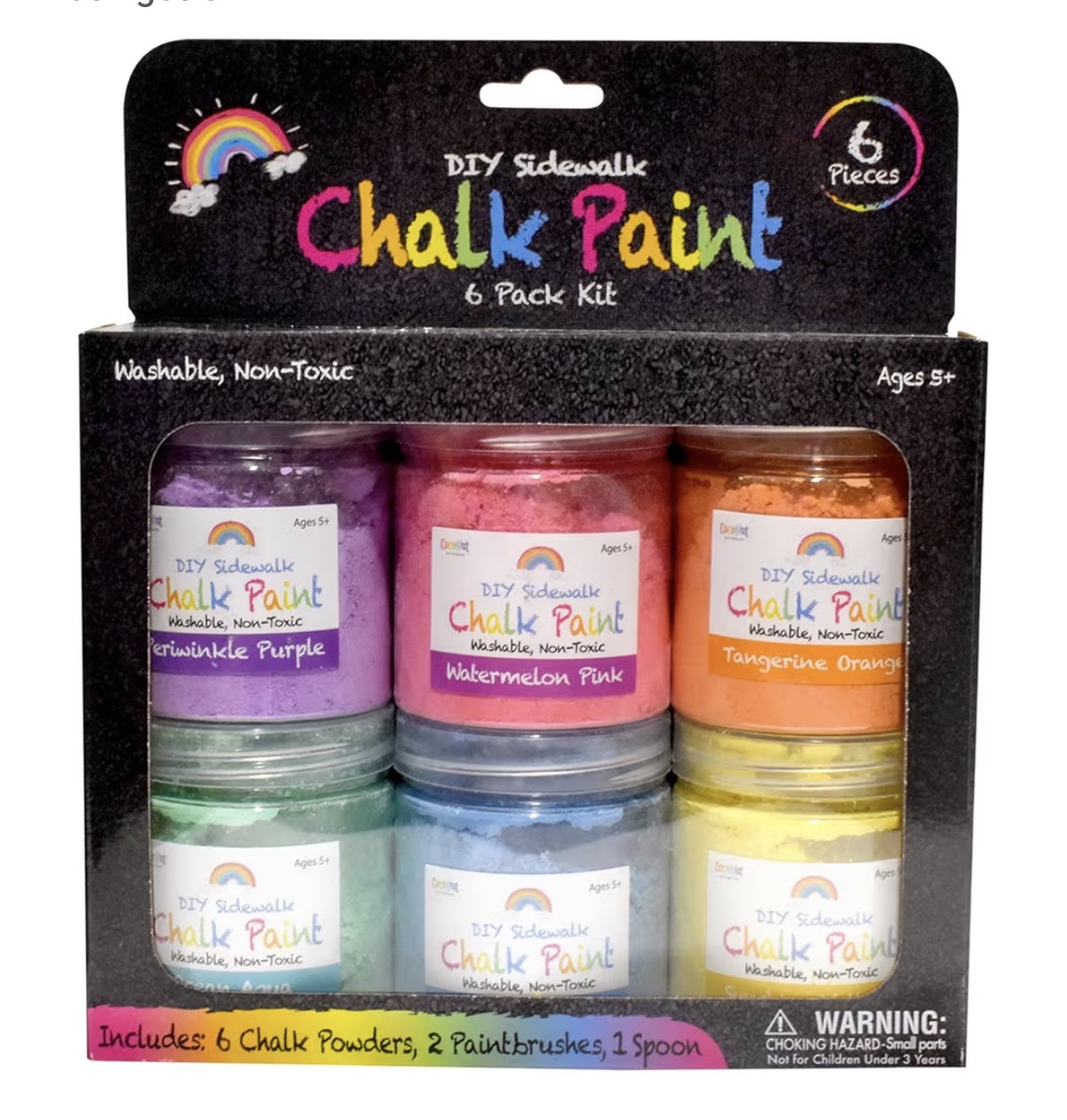 This sidewalk chalk paint is perfect for my daughter  