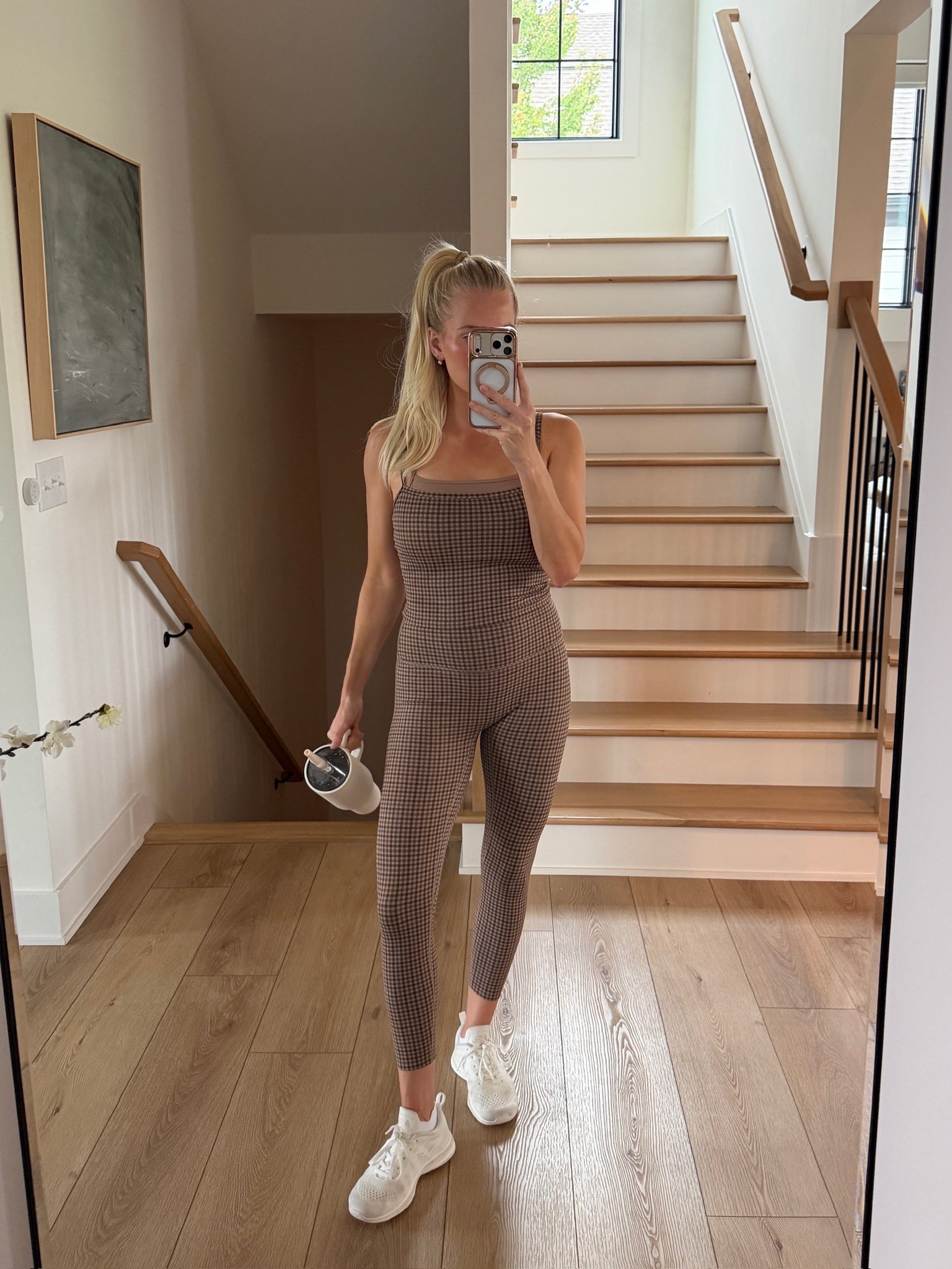 SIZE: med in top & bottom, shoes run tts! #kathleenpost

Fall workout wear, fall outfit inspo, Pilates outfit

#LTKfitnessgoals #LTKActive