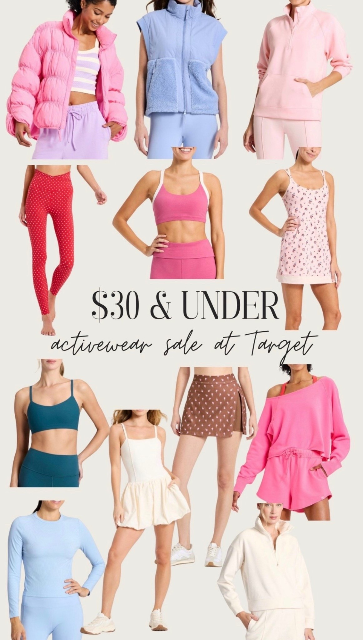 🤍 30% off activewear at Target!!!