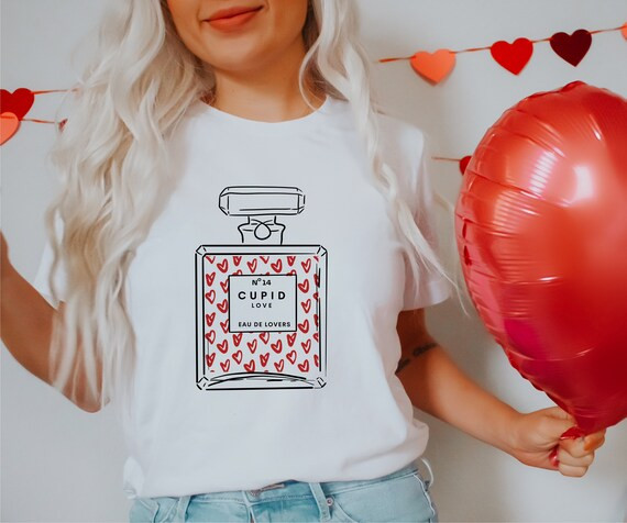 No14 Cupid Love Unisex Jersey Short Sleeve Tee | Valentines Day Graphic Tee for Women, Gift for H... | Etsy (US)