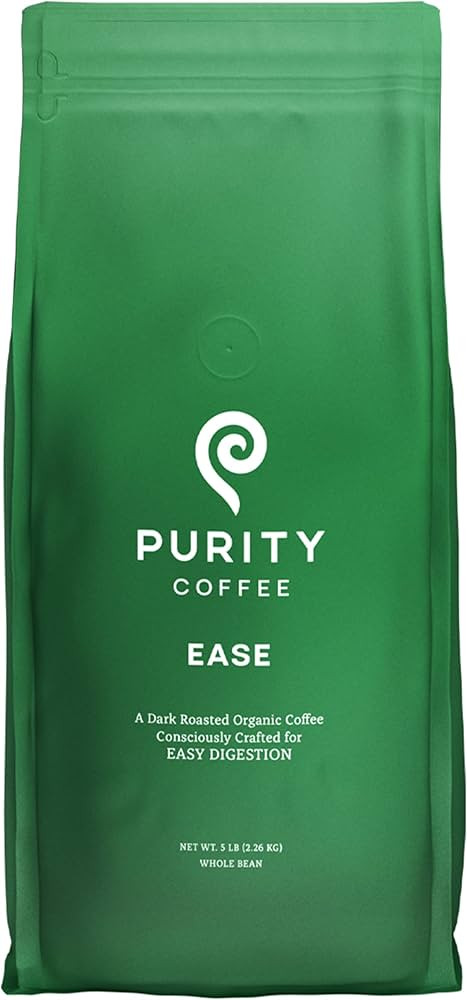 Purity Coffee EASE Dark Roast Low Acid Organic Coffee - USDA Certified Organic Specialty Grade Ar... | Amazon (US)