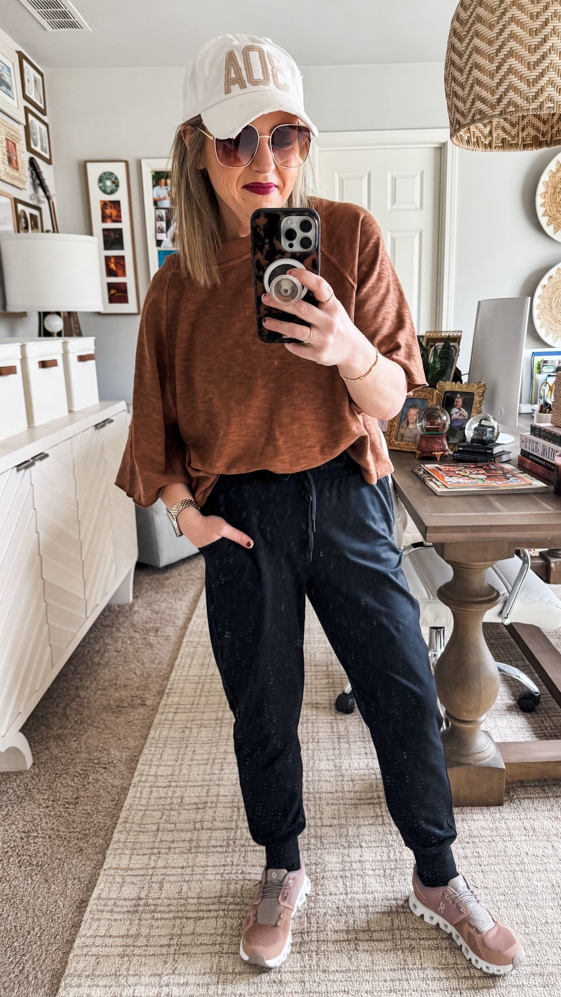 This slub knit aerie top is one of my fave recent pieces! I love pairing it with the slub trousers for a set and also on their own. Have 3 colors now! 

#LTKmomlife #LTKSaleAlert #LTKOver40