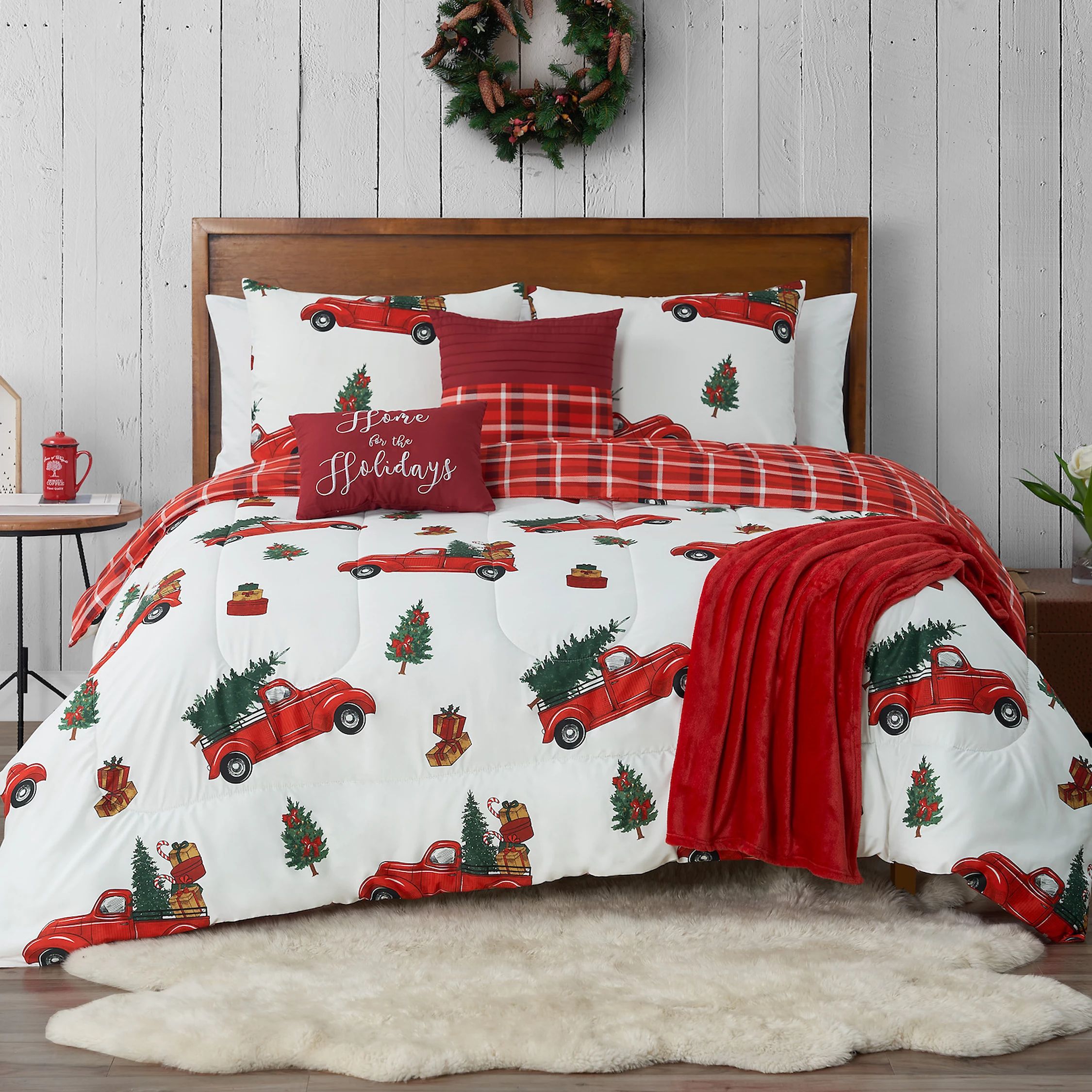 Threaded Home For the Holidays Comforter Set with Shams | Kohl's