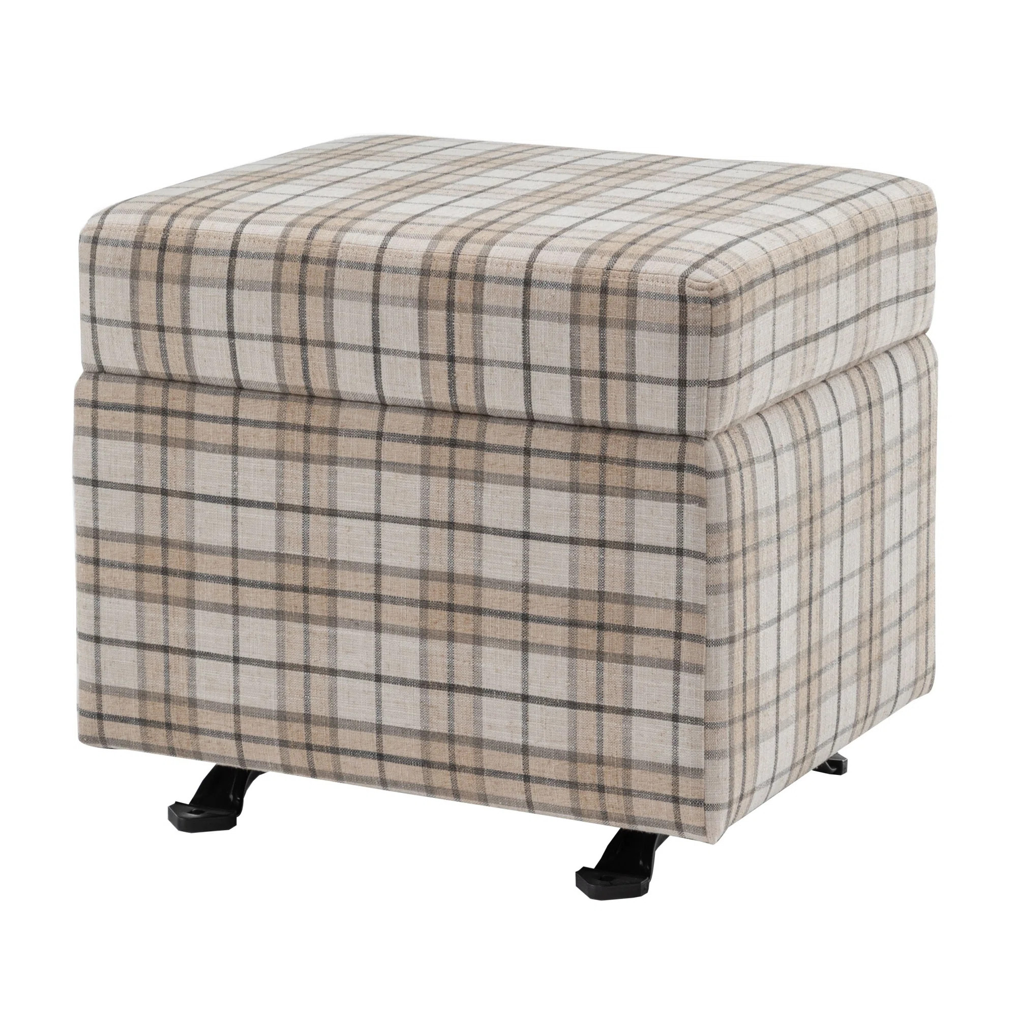 Multifunctional Gliding Ottoman, Upholstered Accent Footrest & Extra Seating For Living Room, Bed... | Wayfair North America