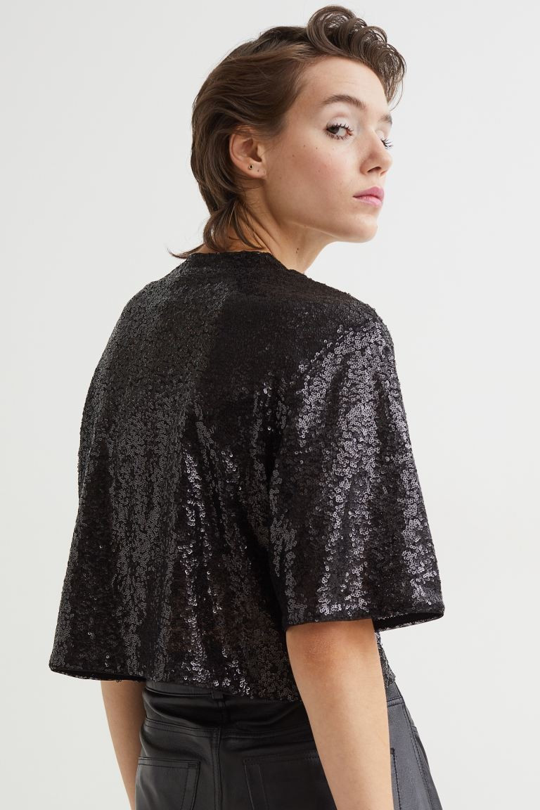 Sequined Crop Top | H&M (US + CA)