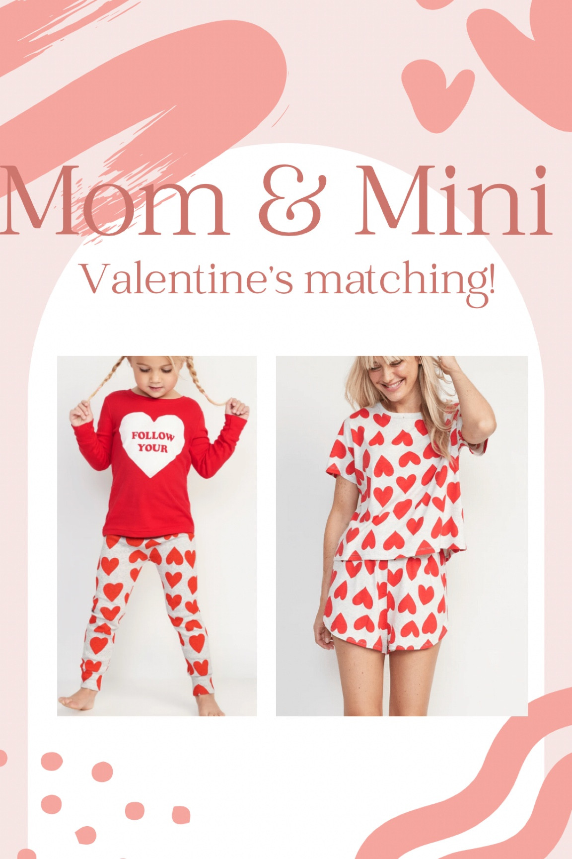 Love these matching sets for Valentine’s Day. They give major Harry vibes  

#LTKunder50 #LTKfamily #LTKkids
