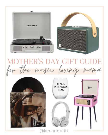 Mother’s Day Gift Guide - For The Music-Loving Mama

Mother’s Day / gifts for mom / mama gifts / Amazon finds / Amazon gifts / gift guides / holiday gifts / gifts for grandma / grandparents gifts / mom presents / Mother’s Day 2023 / record player / vinyl record / Crosley / Taylor swift / music gifts / speaker / vintage speaker / headphones / beats / swiftie 

#LTKGiftGuide #LTKhome #LTKSeasonal