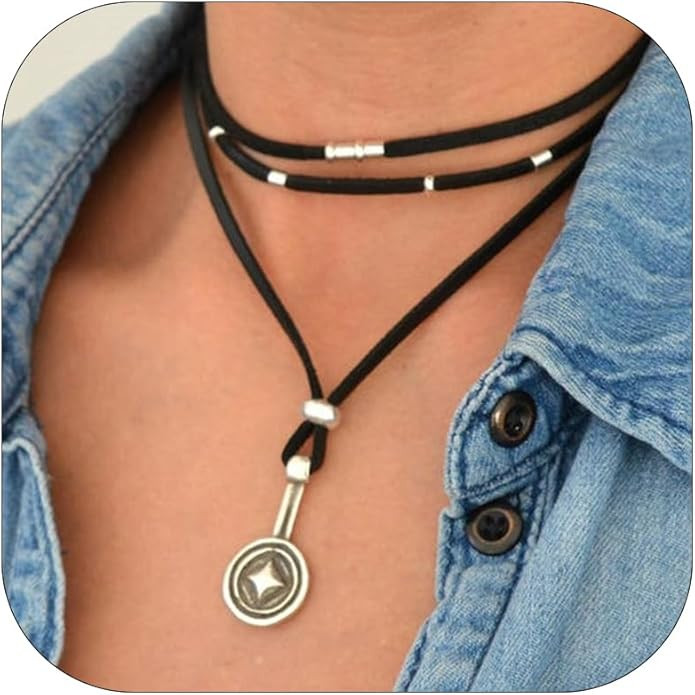 Boho Necklaces for Women Country Concert Outfits Nashville Western Outfit for Women Choker Neckla... | Amazon (US)