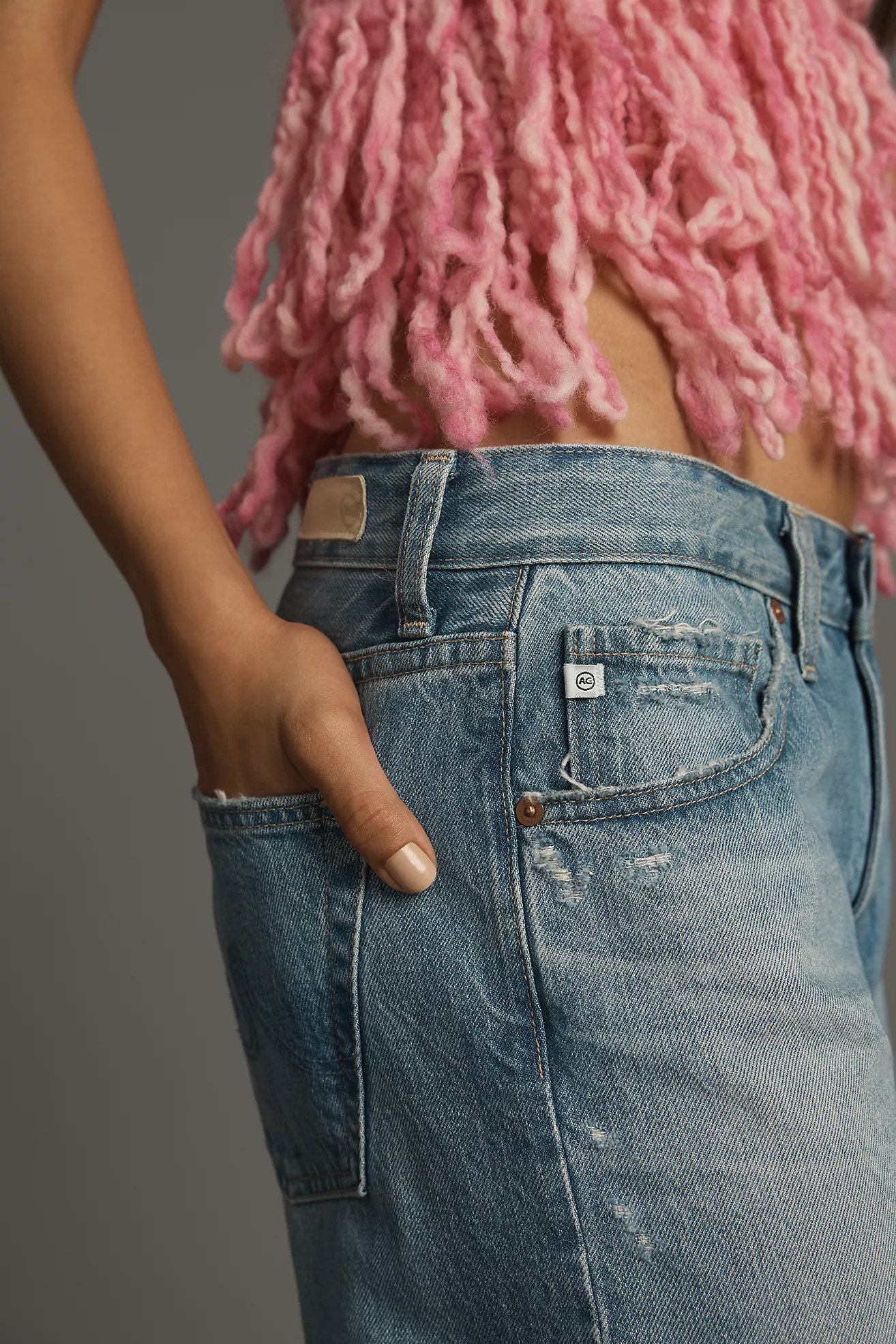 AG Adria Low-Rise Wide-Leg Jeans | Anthropologie (US)