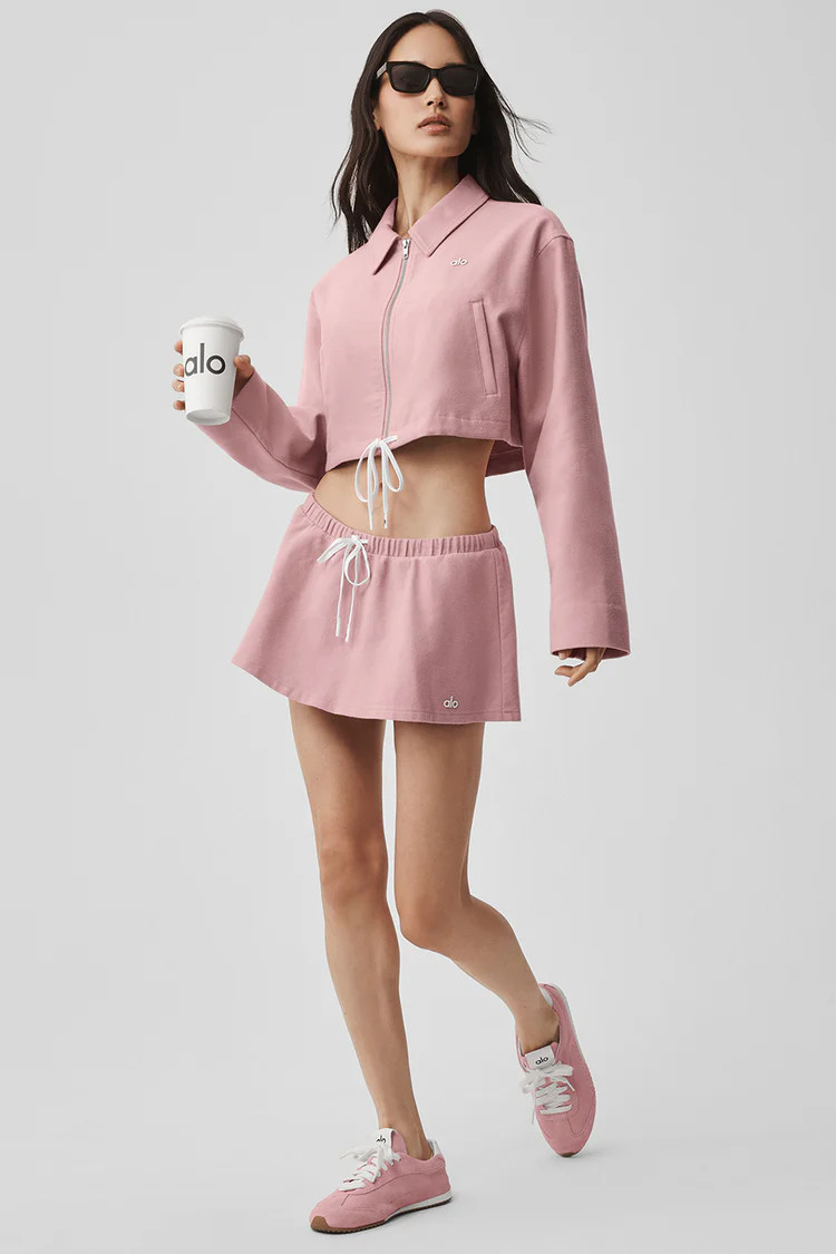 Cropped Fan Favorite Full Zip Jacket | Alo Yoga (US)