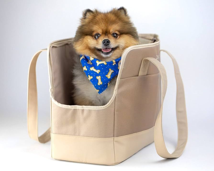 Pet Carrier for Small Dogs Cats and Puppy from OSKAR&FRIENDS | Dog Tote Bag | Vegan Dog Purse | C... | Amazon (US)