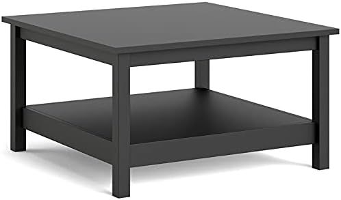 Pemberly Row Coffee Table in Black Matte | Amazon (US)