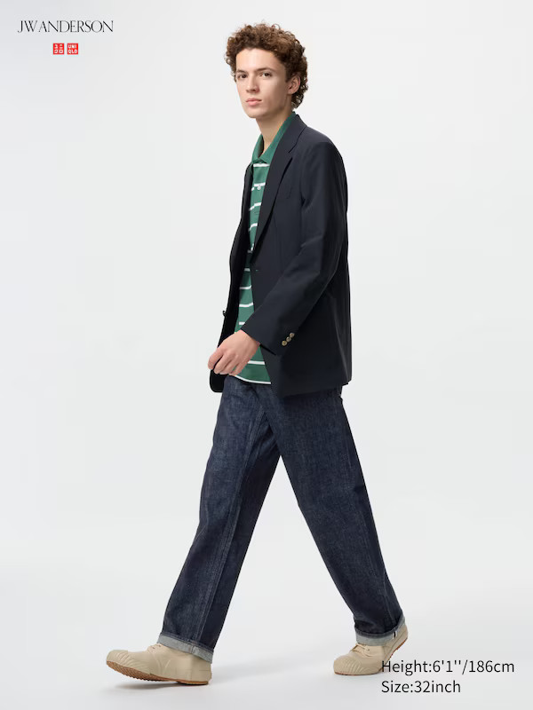 Selvedge Straight Jeans | UNIQLO (UK)
