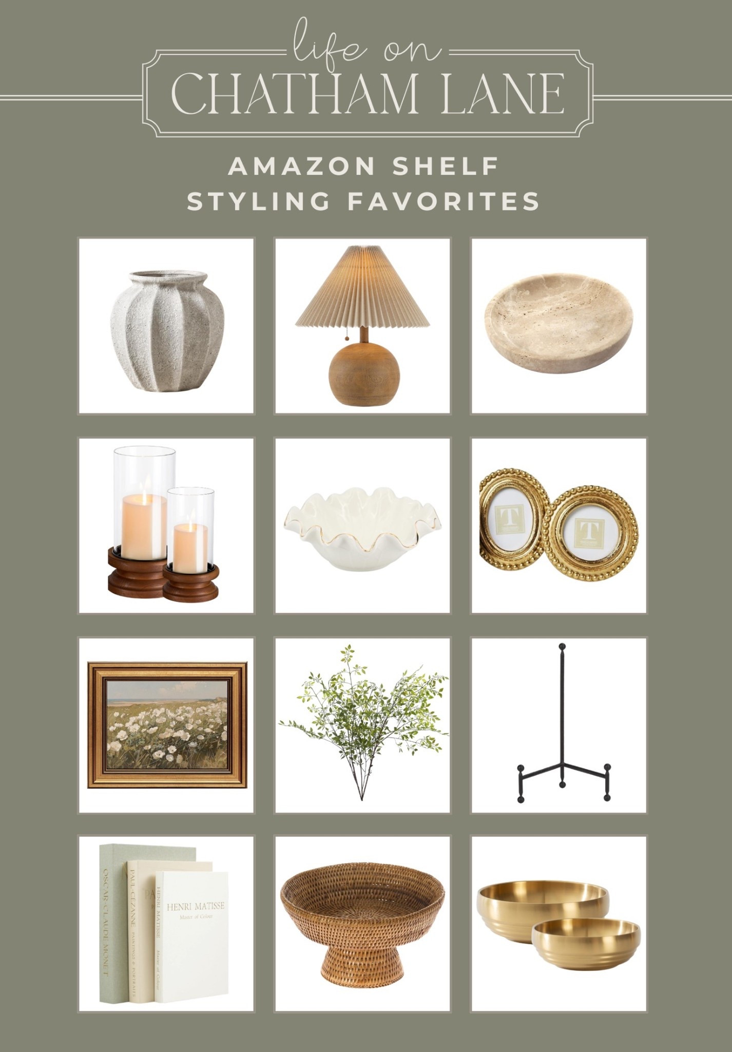 Amazon shelf styling favorites 🤎 These pretty details would look beautiful displayed on built in shelves 😍 Plus, they’re Amazon! 

#LTKSeasonal #LTKHome