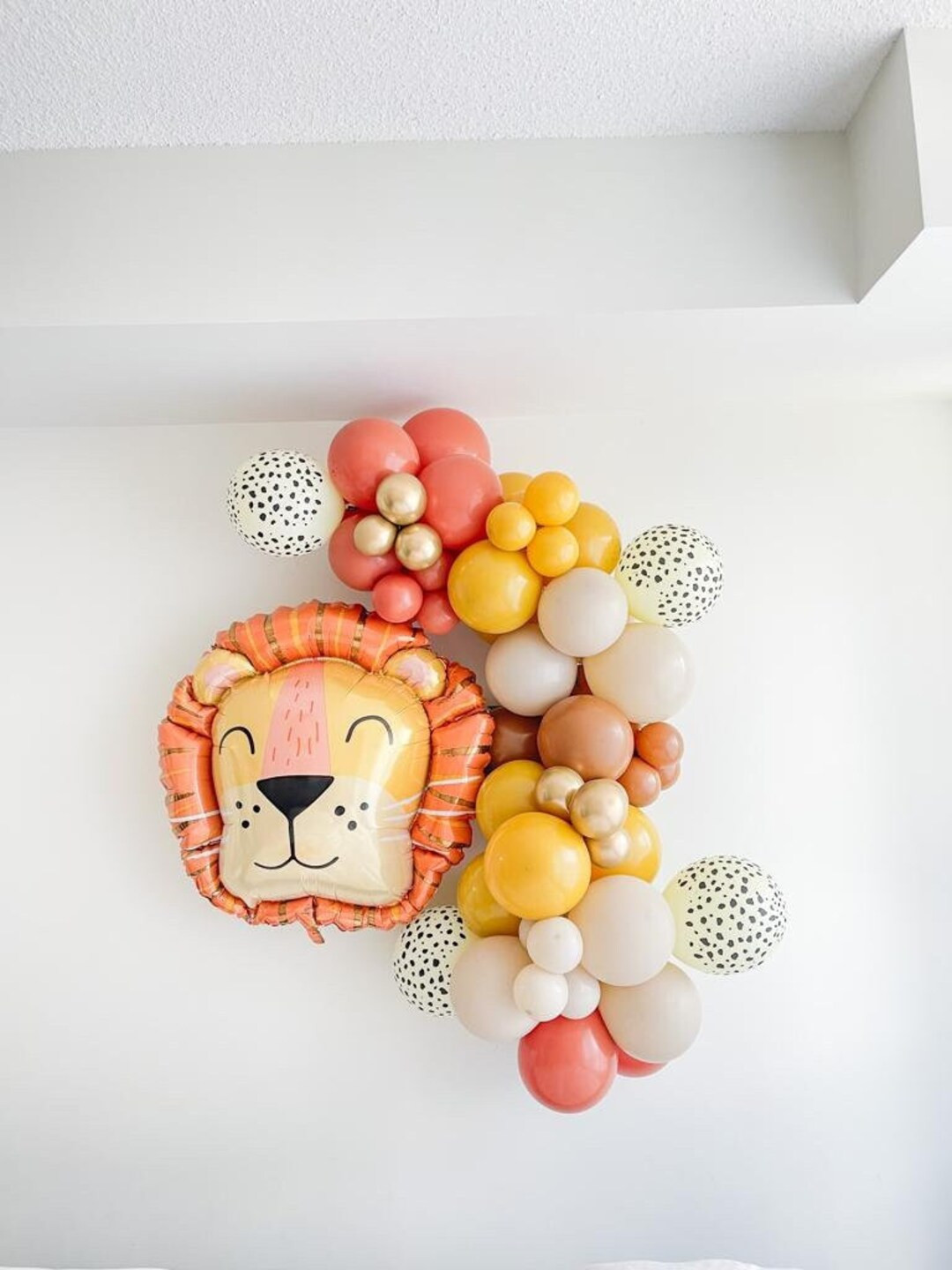 Little Lion Safari Balloon Garland Kit Safari Birthday Safari Baby Shower Decor Wild One Birthday... | Etsy (US)