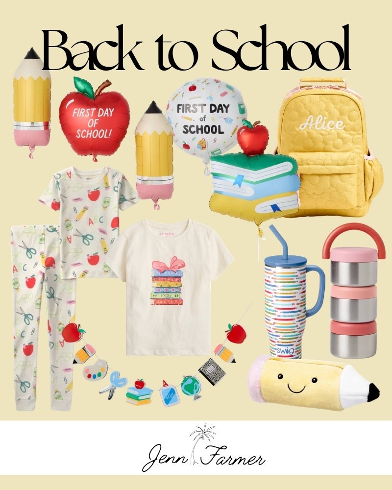 Back to school finds to celebrate the upcoming school year!

back to school, kids clothes, kids pjs, target, celebration, balloons, school year, back to school shopping, swig water bottle, kids backpack, kids lunchbox, school supplies

#LTKSeasonal #LTKKids