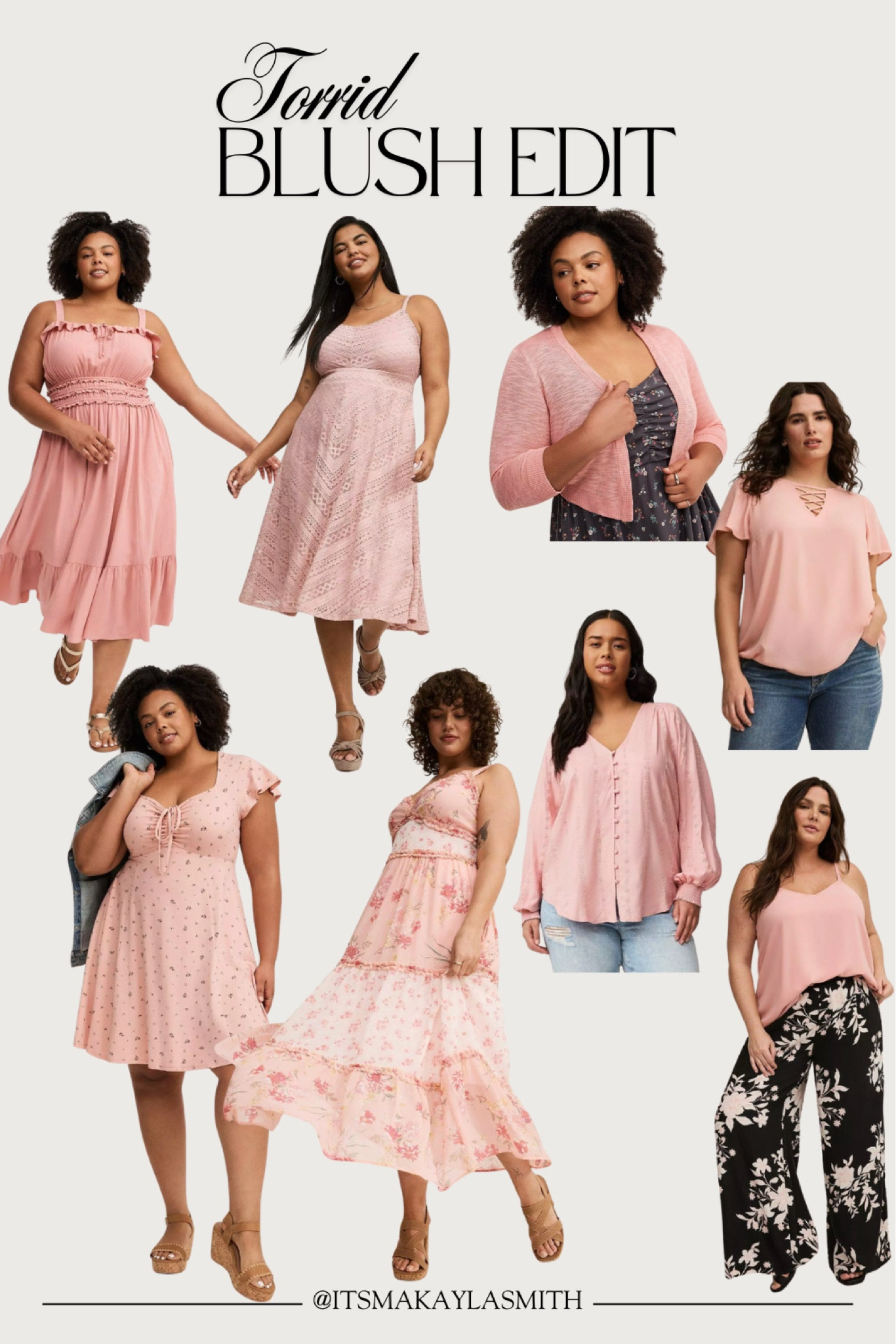 Pink springs pieces from Torrid - cute blush pieces for sizes 10-30!

#LTKMidsize #LTKPlusSize #LTKSeasonal