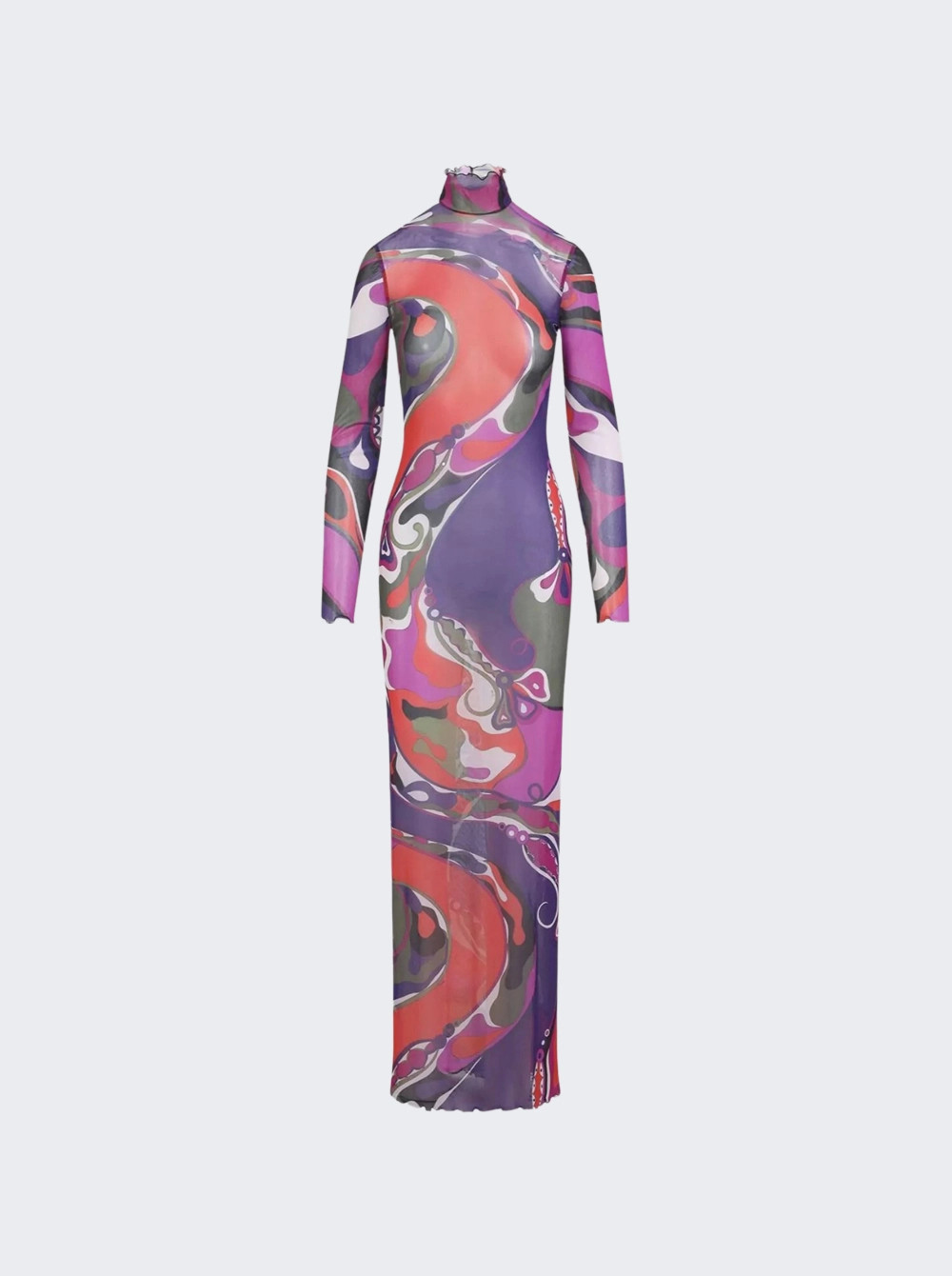 Orchidee Print Tulle Dress Multicolor  | The Webster | The Webster