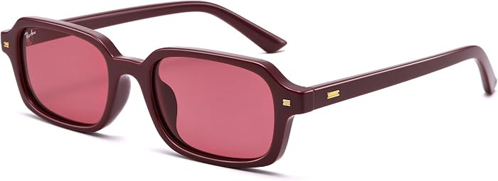 Pro Acme Small 90s Y2K Rectangle Polarized Sunglasses for Women | Amazon (US)