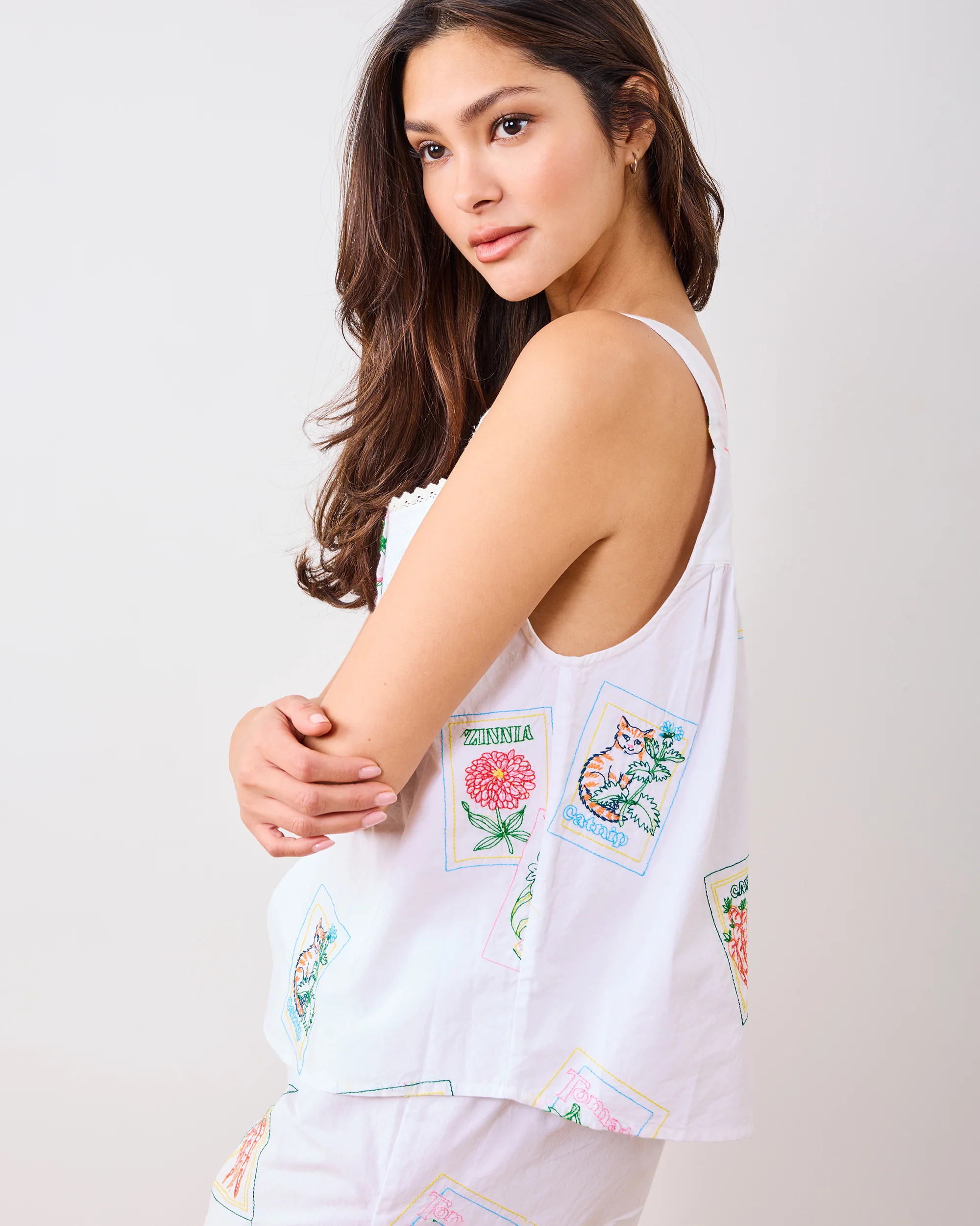 Deep Sea Divers - Women's Organic Cotton Back To Bed Short Set - Lavender Sorbet | Printfresh