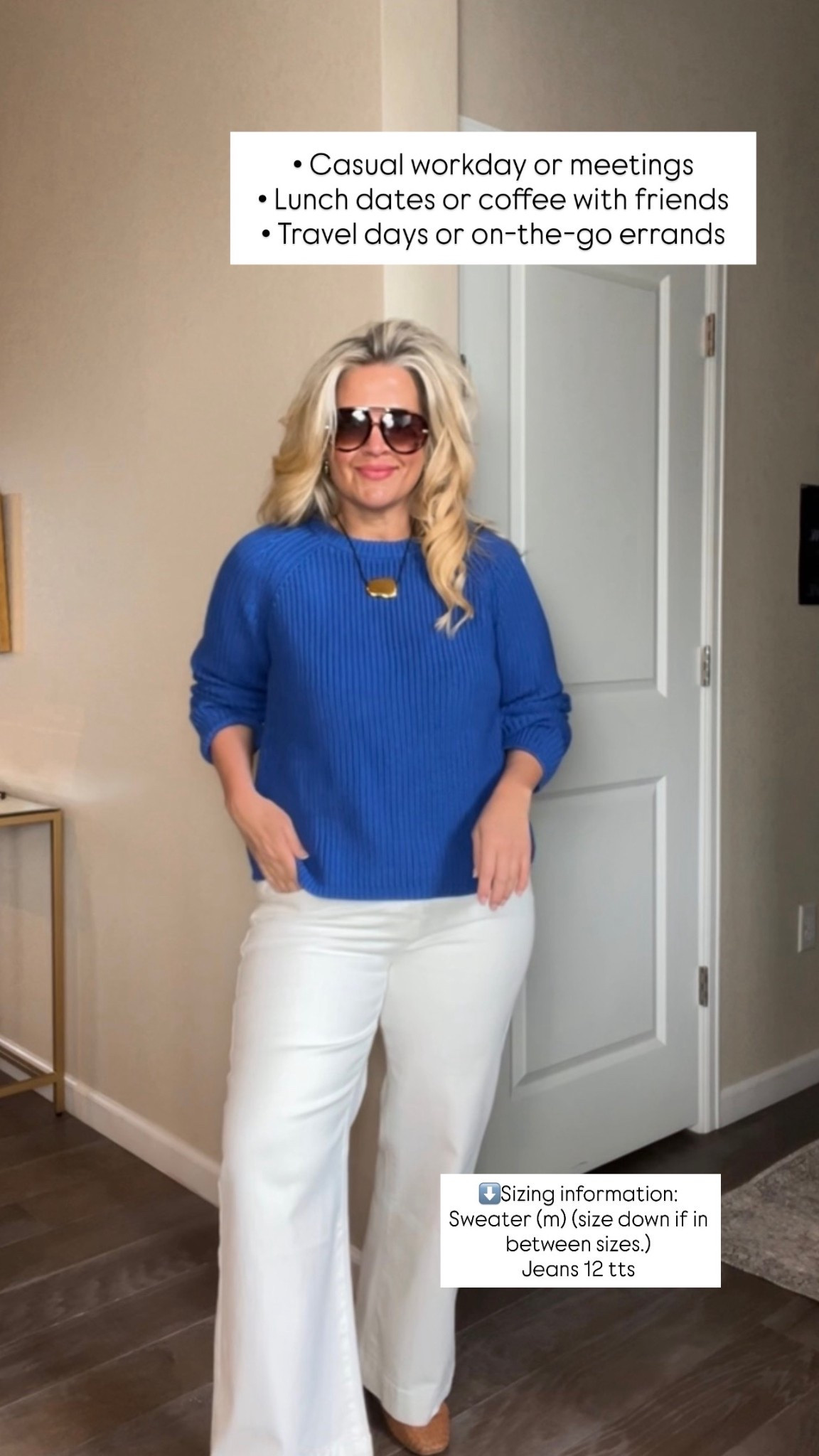  ✨Tap the bell, save and ❤️ for over 40 fashion, midlife style, midsize fashion and luxury looks for less. 

This is one of those outfits that just makes everything look better 👏

A structured knit up top gives that subtle lift (always step one), and the wide-leg pants keep the line long and clean.

Nothing tight. Nothing complicated.
Just balance doing the work.

This is my go-to formula when I want to feel polished—but still comfortable.

Easy. Flattering. Reliable.

👑"Helping you look good, feel good!" - Lindsey Denver



#LTKMidsize #LTKPlusSize #LTKOver40