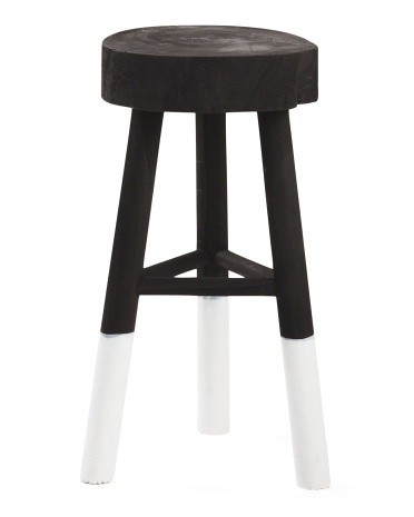 22in Wooden Stool | TJ Maxx