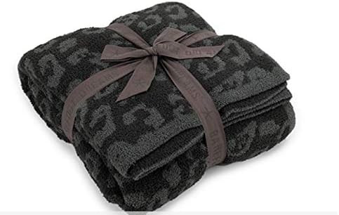 Barefoot Dreams CozyChic Barefoot in The Wild Throw One Size,Leopard/Stone/Cream,CozyChic BITW Ad... | Amazon (US)