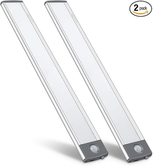 LED Motion Sensor Light,Under Counter Lighting, Wireless USB Rechargeable Kitchen Night Lights,Ba... | Amazon (US)