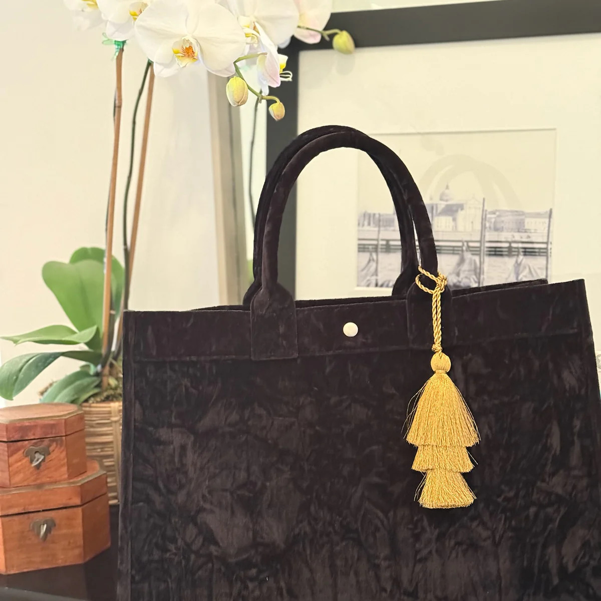 Red Flannel East West Bag + FREE Tassel + FREE Jewelry Pins Just $58 (a $190 value) | Quilted Koala