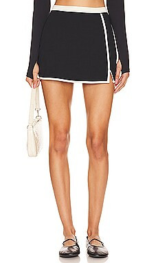 LSPACE Campbell Skort in Black & Cream from Revolve.com | Revolve Clothing (Global)