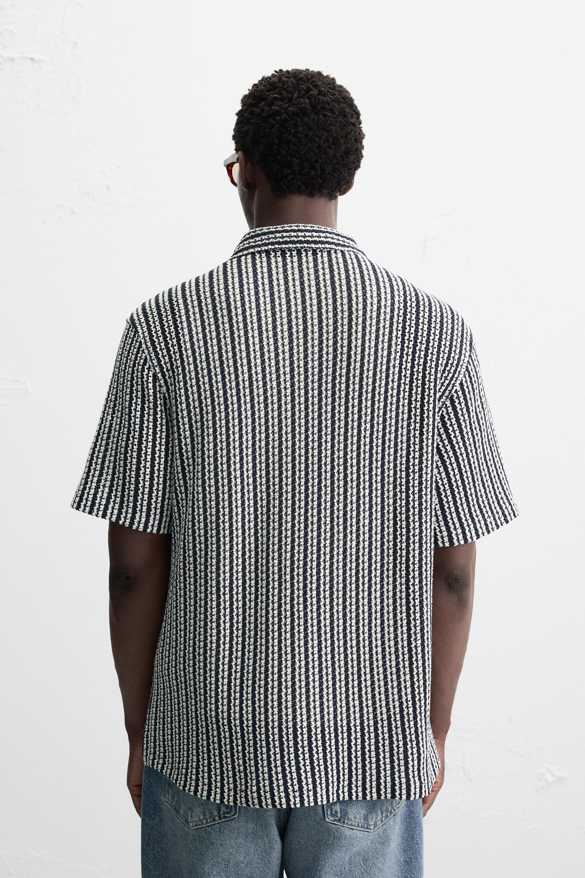 OPEN TEXTURED SHIRT | Zara US