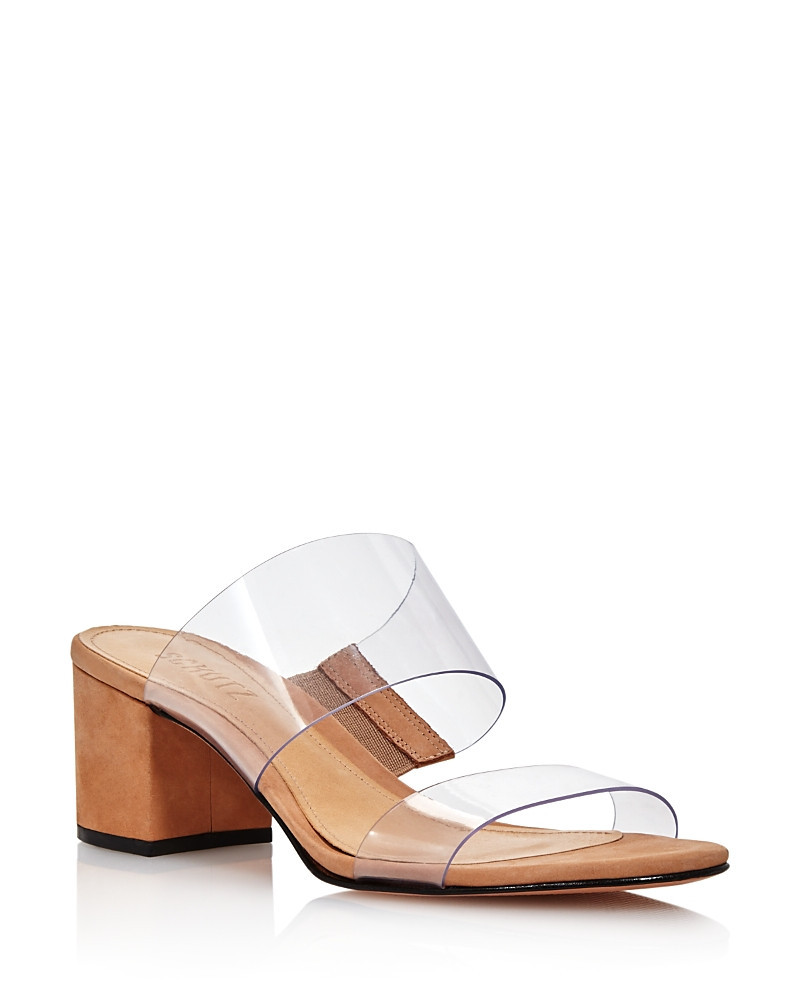 Schutz Women's Victorie Block Heel Slide Sandals | Bloomingdale's (US)