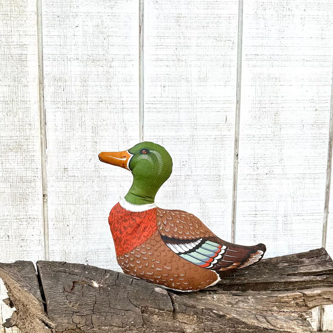 Vintage Mallard Duck Pillow, Vintage Duck Decor, Grandpa Chic, Fathers Day Gift for Grandpa, Lake... | Etsy (US)